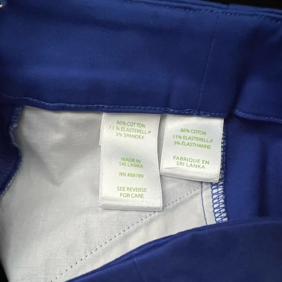 Lilly Pulitzer 5" Arabeth Scallop Stretch Short in corsica blue. Size 2. - Picture 7 of 7